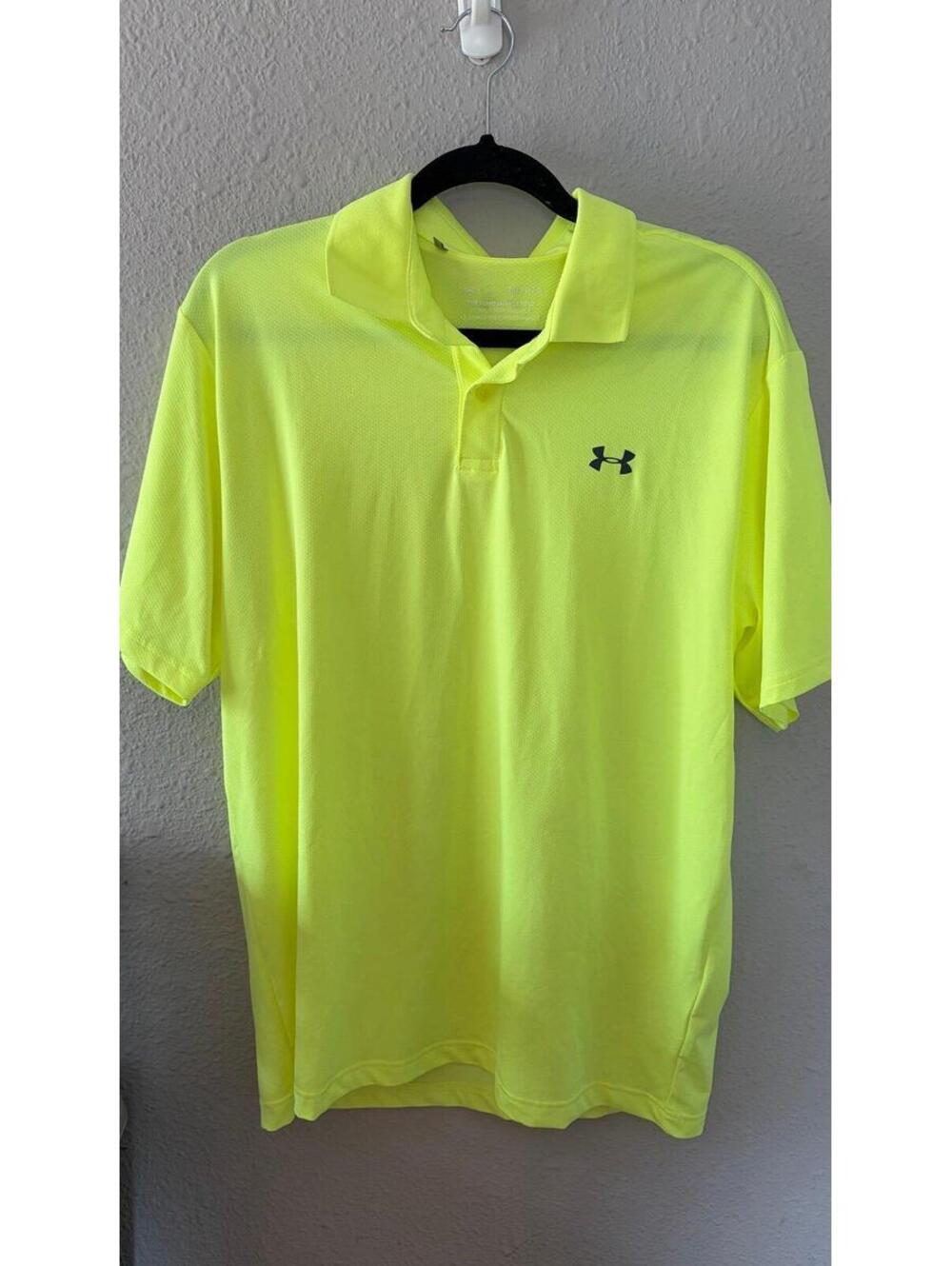 Men's Under Armour The Performance Polo Neon size L